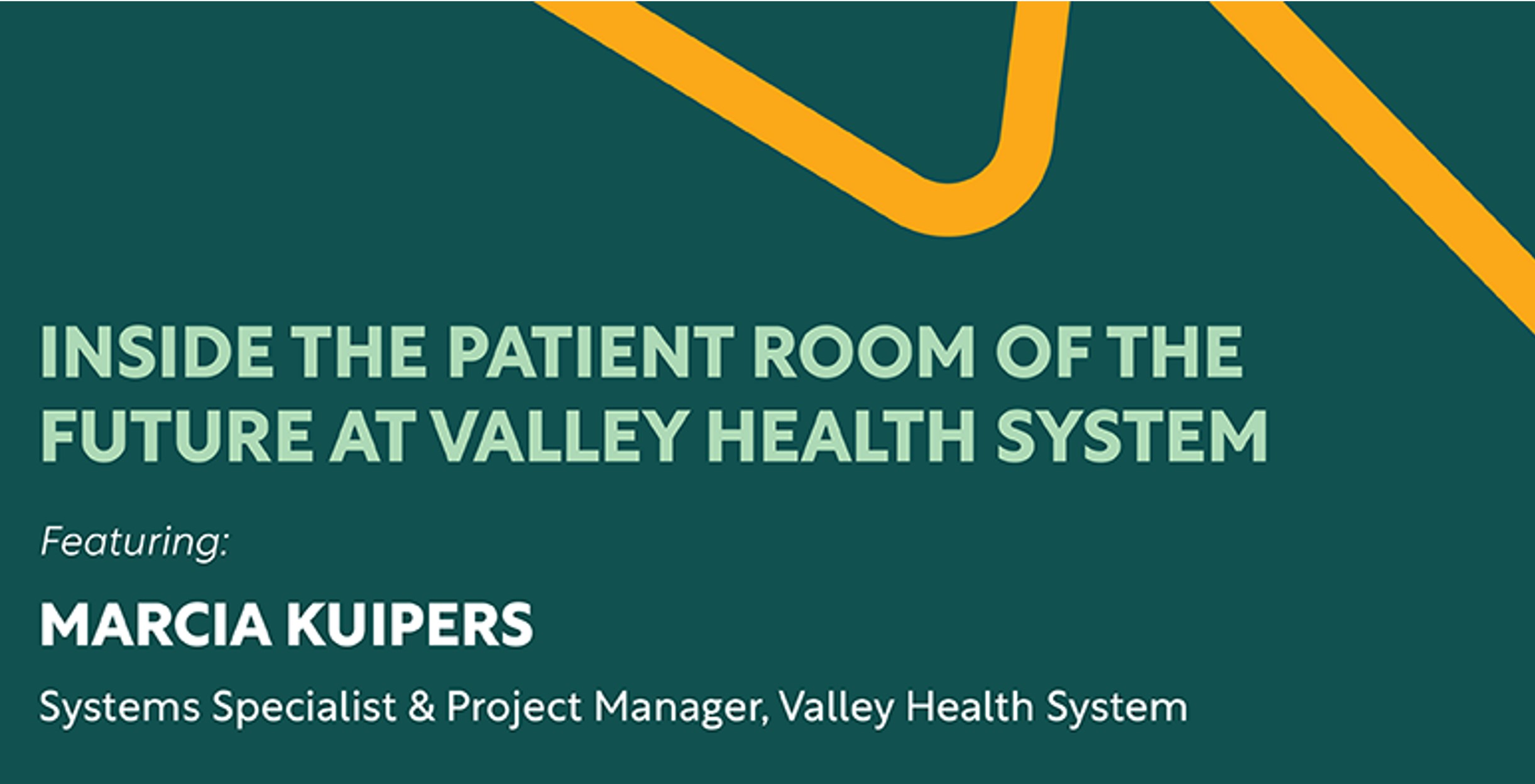 Video: Valley Health System's Room of the Future